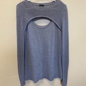 Torrid heather grey tunic sweater
